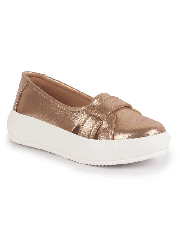     			Fausto Gold Women's Loafers