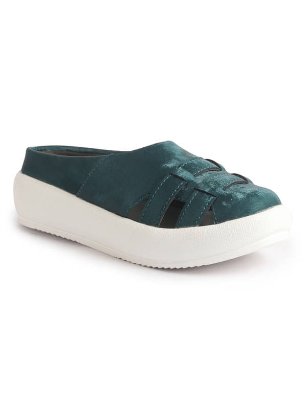 Fausto Green Women's Slip On     			Fausto Green Women's Slip On