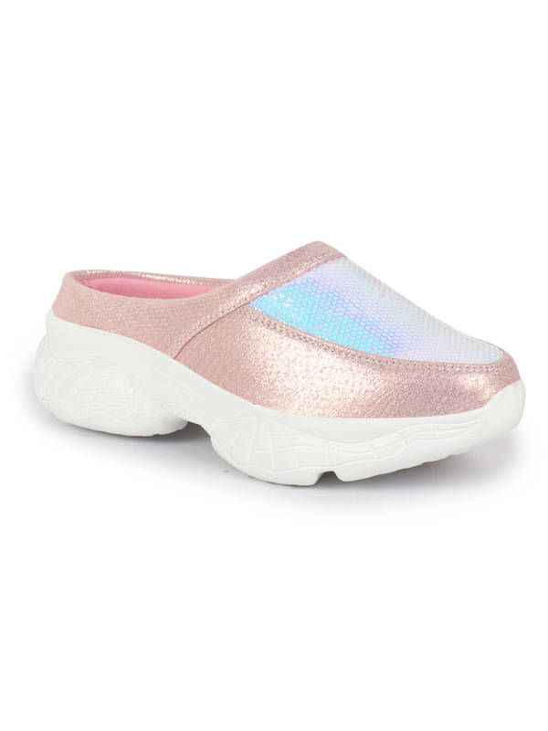     			Fausto Pink Women's Mules Shoes