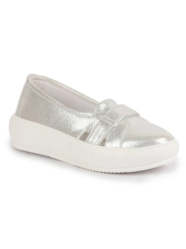 Fausto Silver Women's Loafers Fausto Silver Women's Loafers