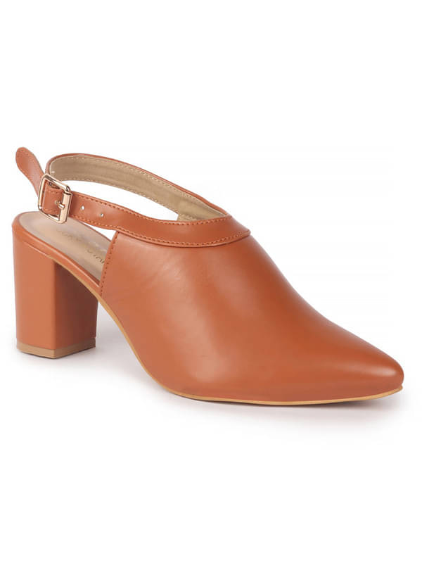     			Fausto Tan Women's Sandal Heels