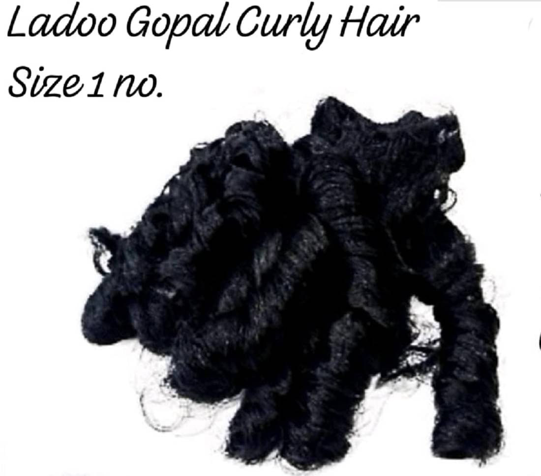     			Foxdean Laddu Gopal Black Feather Jewellery ( Pack of 1 )