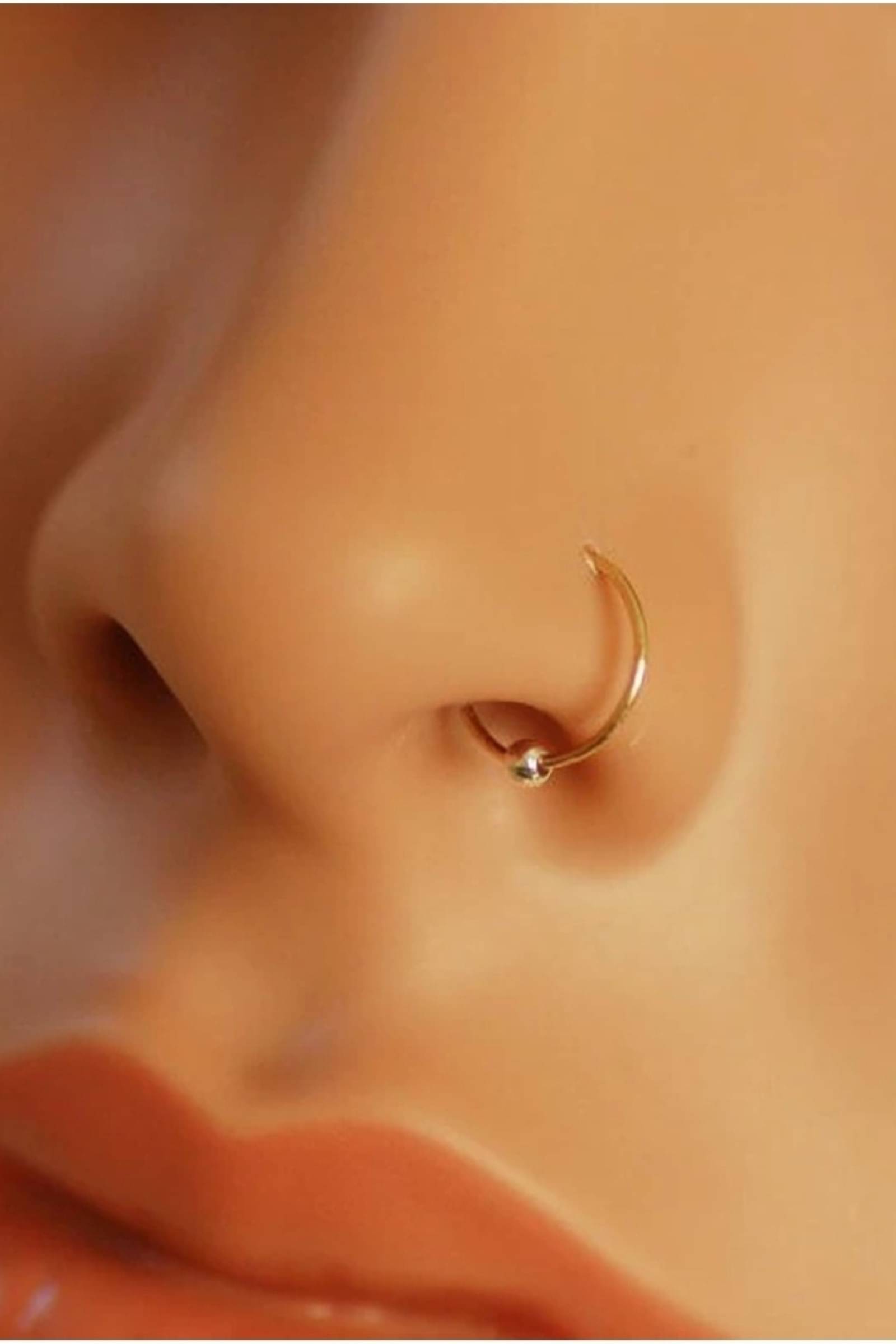 Gold-plated, Rhodium Plated Brass, Metal, Alloy, Stone Nose Ring ONE BOLL GOLD PACK OF 1 Gold-plated, Rhodium Plated Brass, Metal, Alloy, Stone Nose Ring ONE BOLL GOLD PACK OF 1