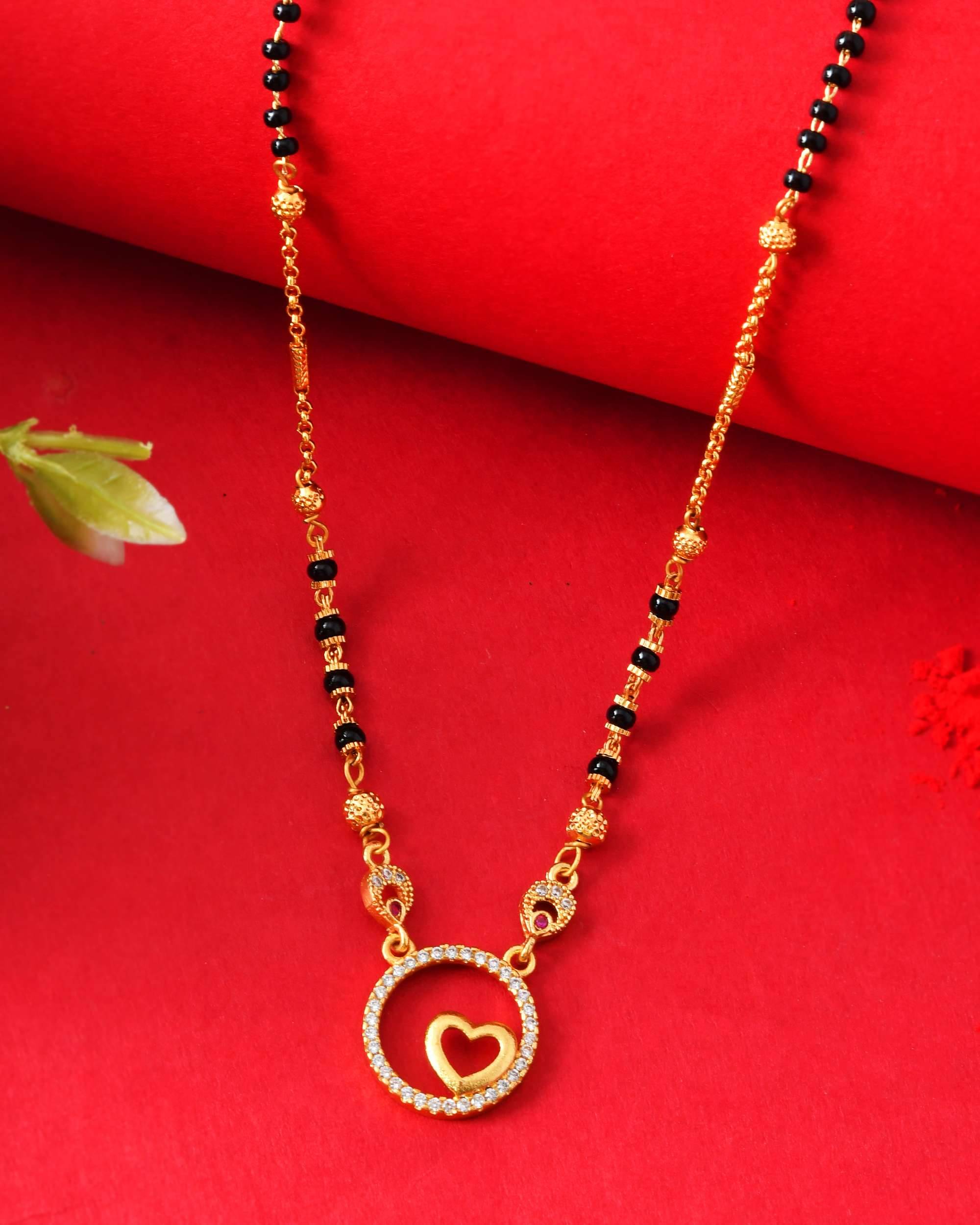 Jewels Nest Golden Mangalsutra ( Pack of 1 ) Jewels Nest Golden Mangalsutra ( Pack of 1 )