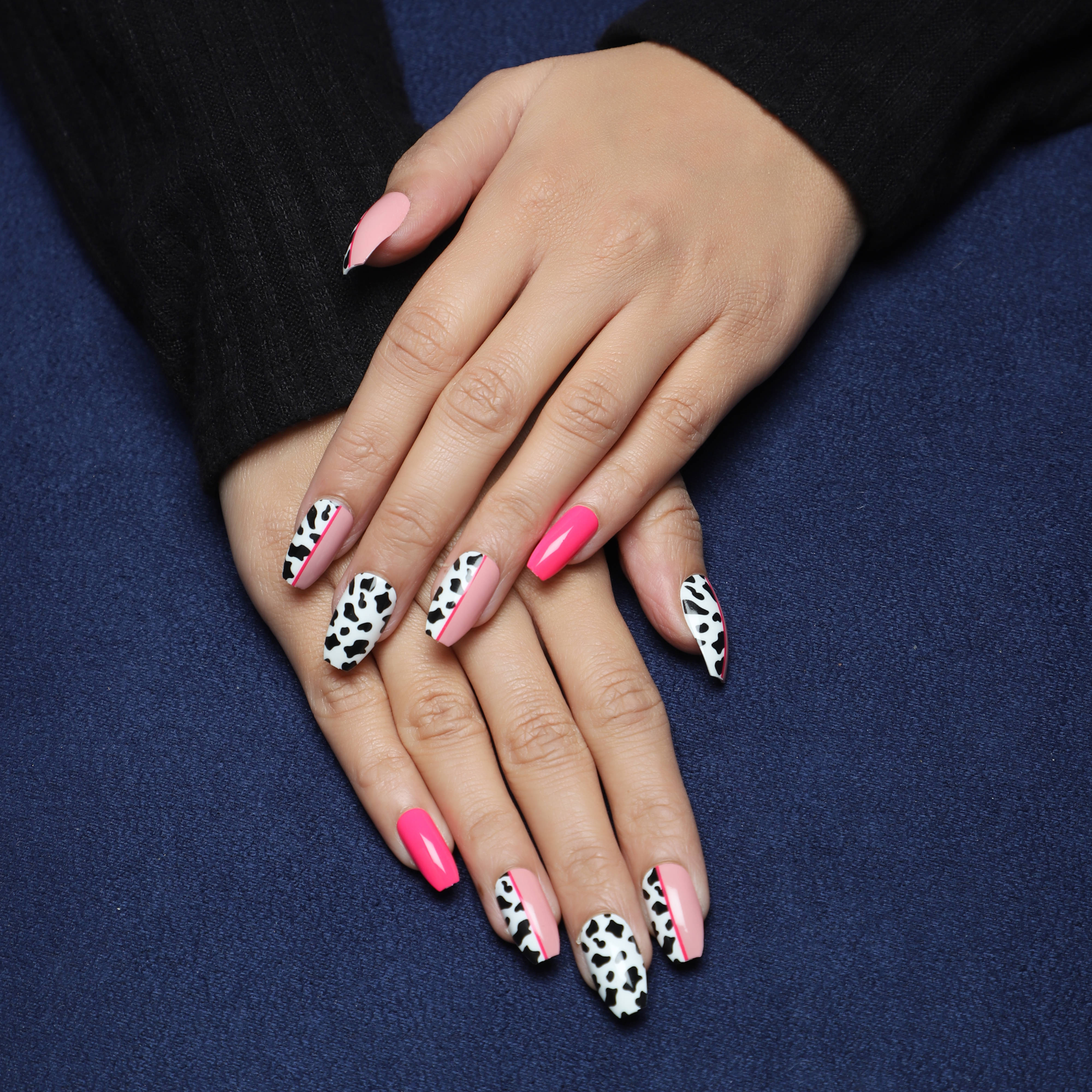 Lick Artificial Nails and 28 Pcs French French Acrylic Nail Lick Artificial Nails and 28 Pcs French French Acrylic Nail