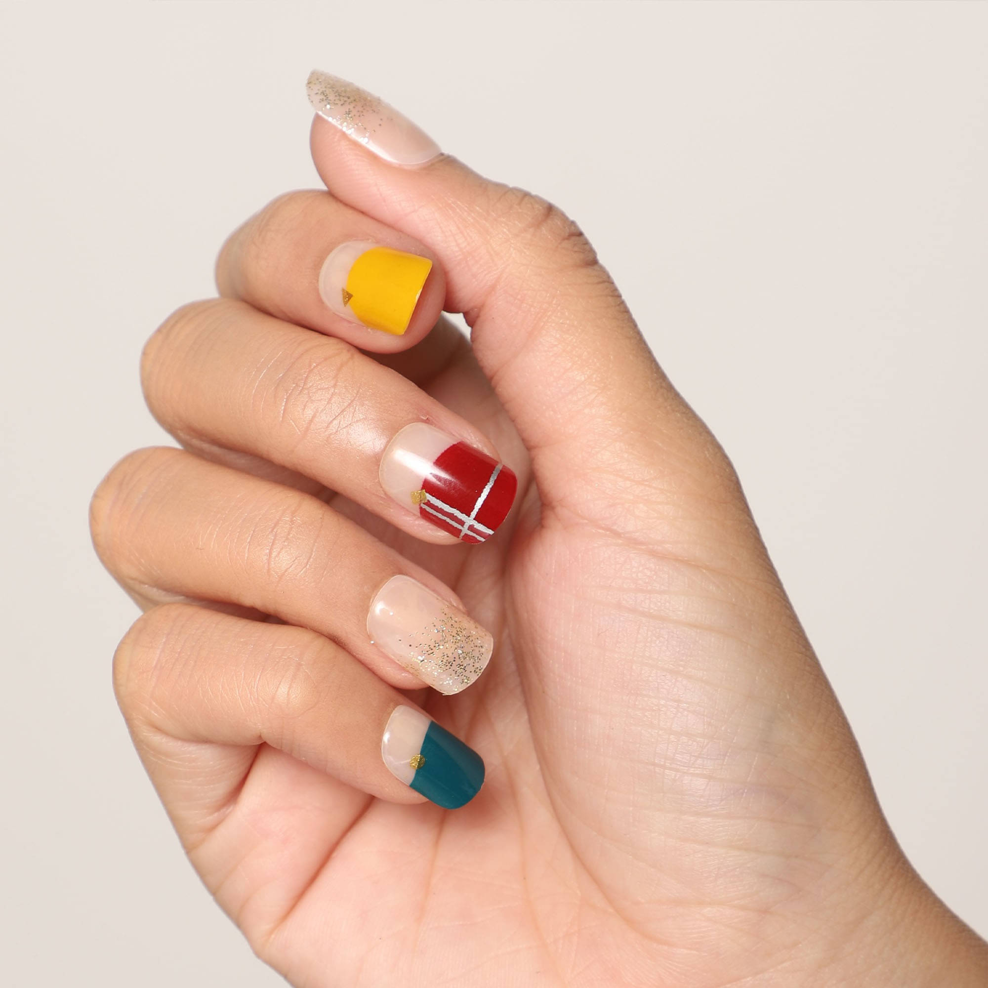     			Lick Artificial Nails and 30 Pcs French Tips French Acrylic Nail