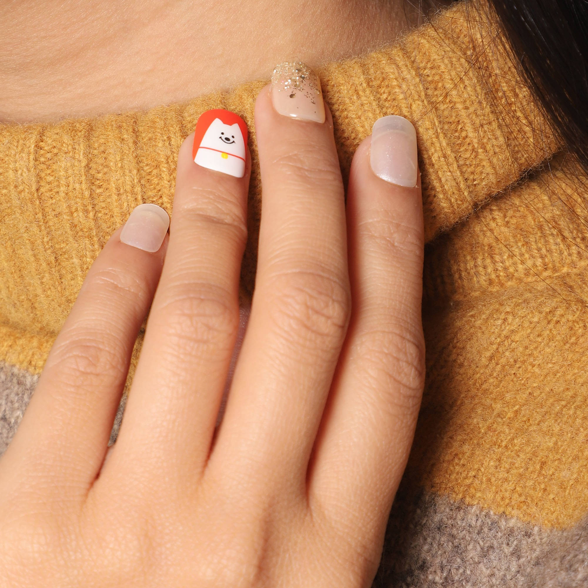 Lick Artificial Nails and 30 Pcs White Square Acrylic Nail Lick Artificial Nails and 30 Pcs White Square Acrylic Nail