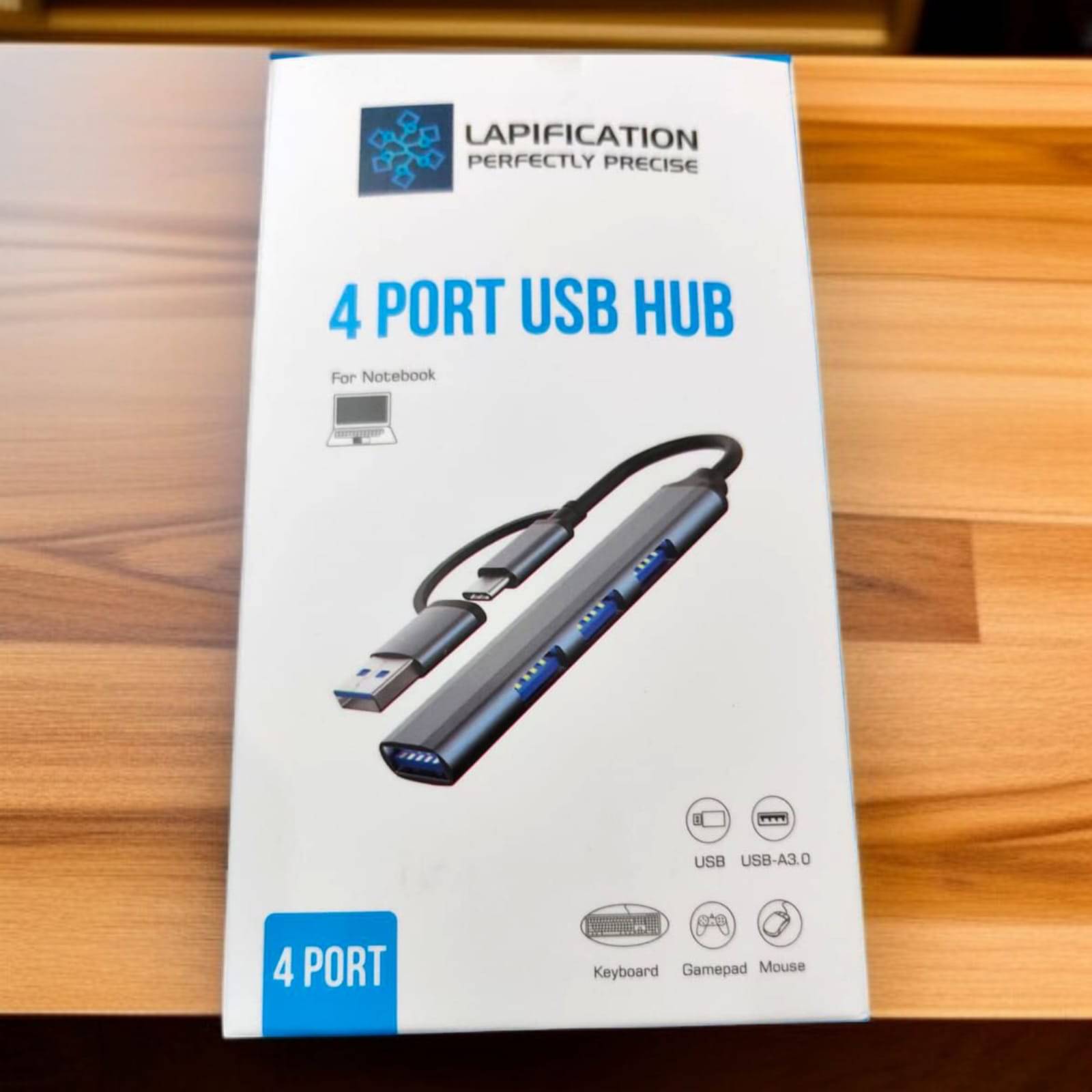    			Lapification 4 port USB Hub no