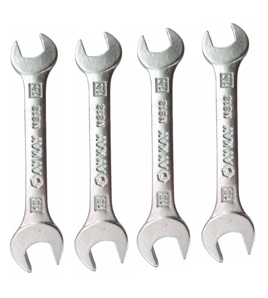 Oaykay Tools Open End Spanner Set of 4 Pc Oaykay Tools Open End Spanner Set of 4 Pc