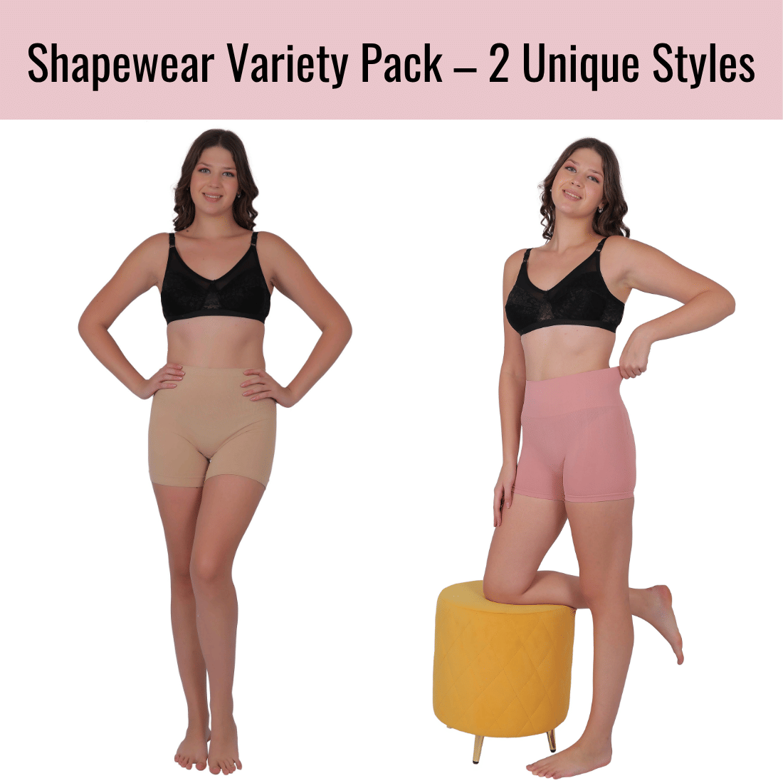 Pia Trends Pack of 2 Nylon Women's Tummy Tucker ( Beige,Peach ) Pia Trends Pack of 2 Nylon Women's Tummy Tucker ( Beige,Peach )