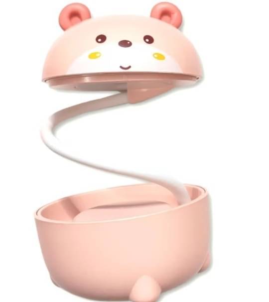     			Rechargeable Cute Mini Cartoon Study Lamp for Kids & Adults, Mini Desk Lamp, Table Lamp, Rechargeable Warm Light Children Eye