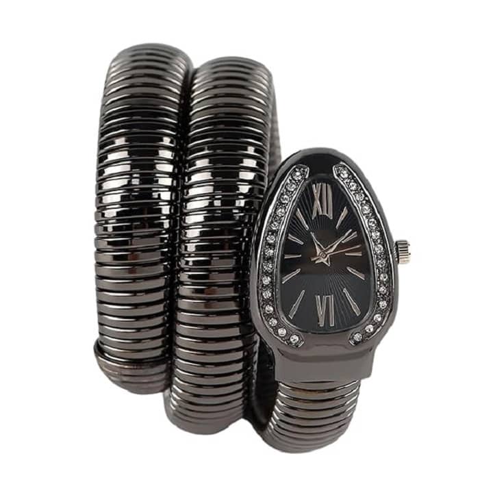 Renaissance Traders Black Metal Analog Womens Watch