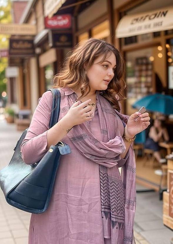 Royal Export Women Viscose Self Design Straight Kurti With Salwar ( Purple )     			Royal Export Women Viscose Self Design Straight Kurti With Salwar ( Purple )