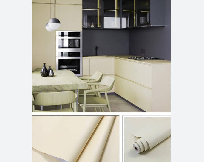     			SIA VENDORS 60x121 cm Beige Wallpaper water proof Self Adhesive Wallpaper