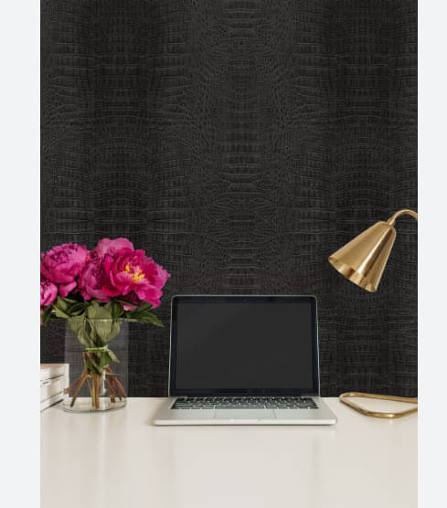 SIA VENDORS 60x121 cm Black Leather Wood water proof Self Adhesive Wallpaper SIA VENDORS 60x121 cm Black Leather Wood water proof Self Adhesive Wallpaper