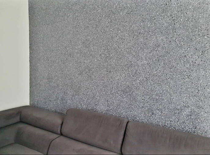 SIA VENDORS 60x121 cm Chunky  Silver Glitter water proof Self Adhesive Wallpaper     			SIA VENDORS 60x121 cm Chunky  Silver Glitter water proof Self Adhesive Wallpaper