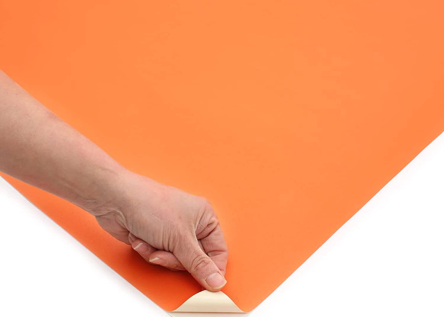     			SIA VENDORS 60x121 cm Orange water proof Self Adhesive Wallpaper