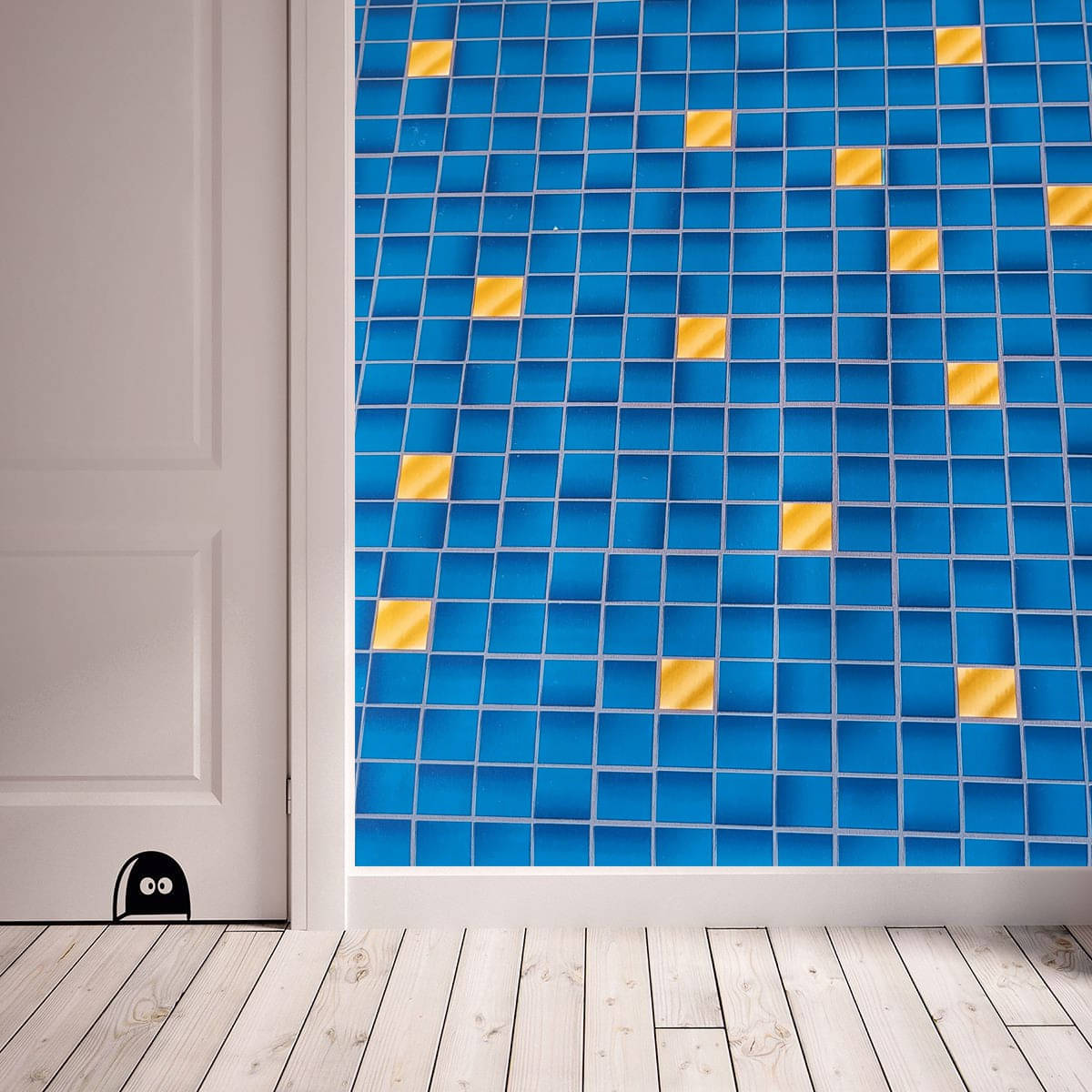 SIA VENDORS 60x121 cm blue water proof Self Adhesive Wallpaper SIA VENDORS 60x121 cm blue water proof Self Adhesive Wallpaper