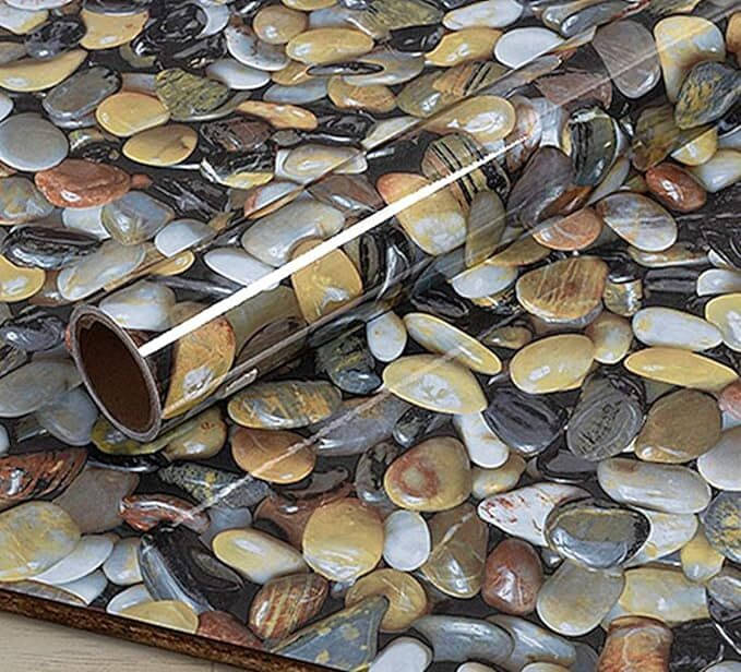 SIA VENDORS 60x121 cm grey water proof Self Adhesive Wallpaper     			SIA VENDORS 60x121 cm grey water proof Self Adhesive Wallpaper