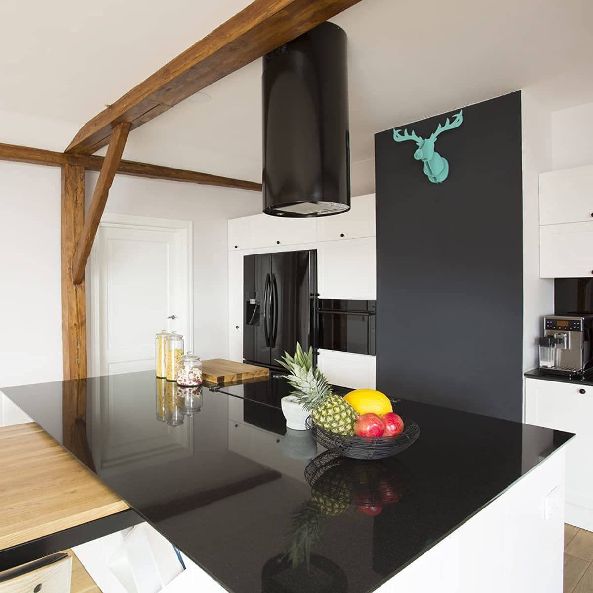 SIA VENDORS 60x152 cm Black water proof Self Adhesive Wallpaper     			SIA VENDORS 60x152 cm Black water proof Self Adhesive Wallpaper