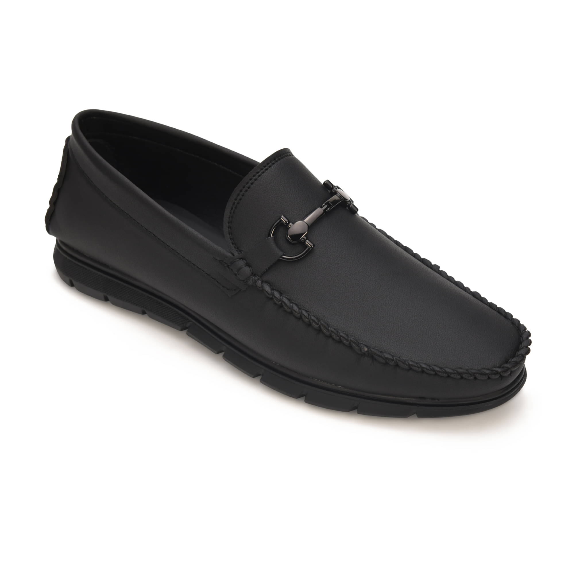     			STEPHORN Black Men's Horsebit