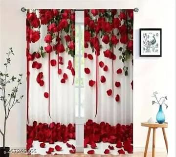 Tramb Abstract Room Darkening Eyelet Curtain 5 FT ( Pack of 1 ) - Multi Color     			Tramb Abstract Room Darkening Eyelet Curtain 5 FT ( Pack of 1 ) - Multi Color