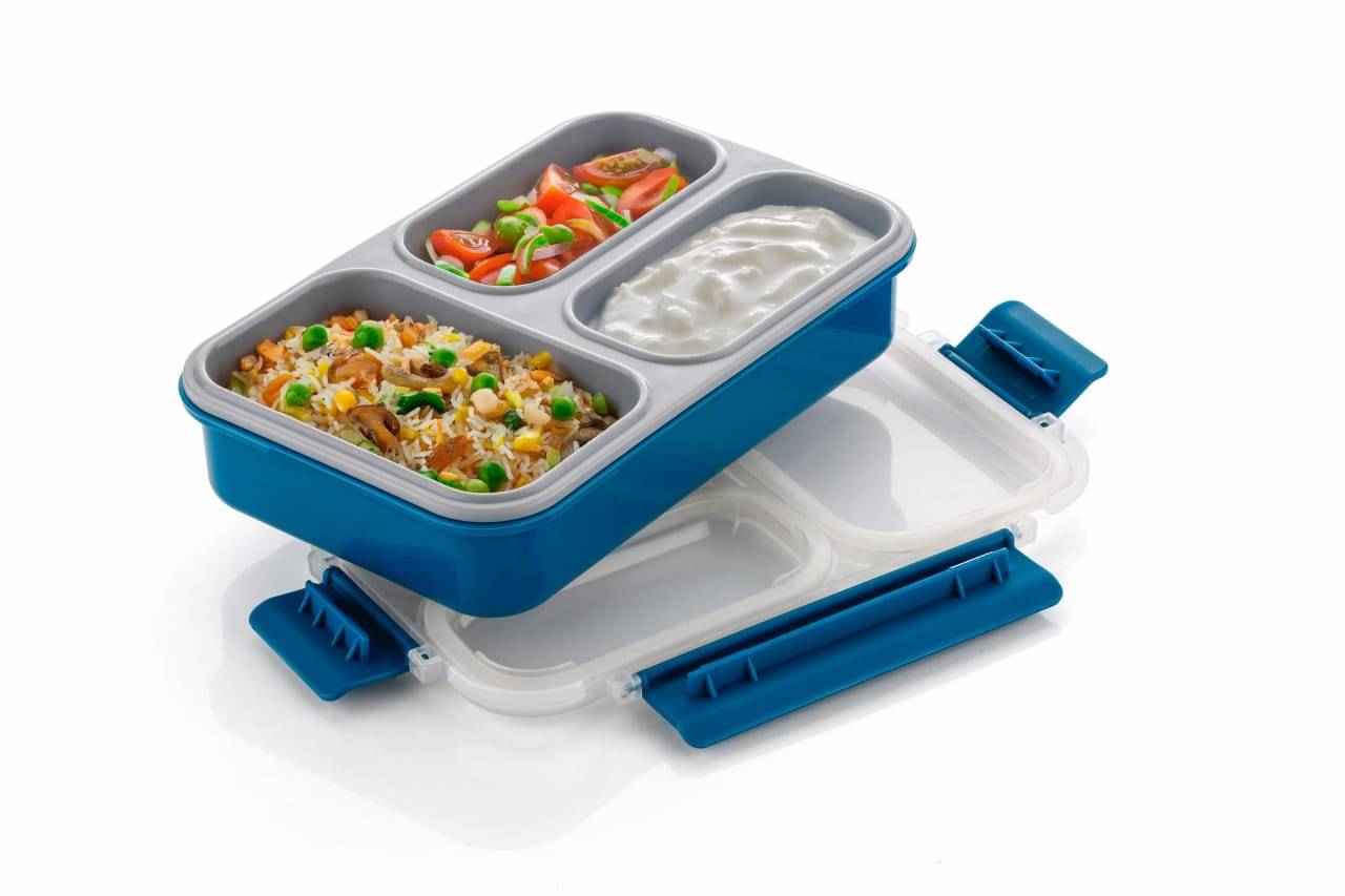     			UNICEPT Jimmy 3 Insulated Lunch Box Plastic Insulated Lunch Box 1 - Container ( Pack of 1 )