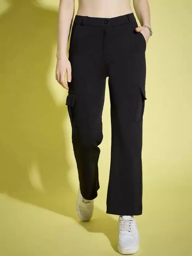 Westchic Pack of 1 Lycra Baggy Women's Casual Pants ( Beige ) - Trousers | Buy online on ZillyBuy