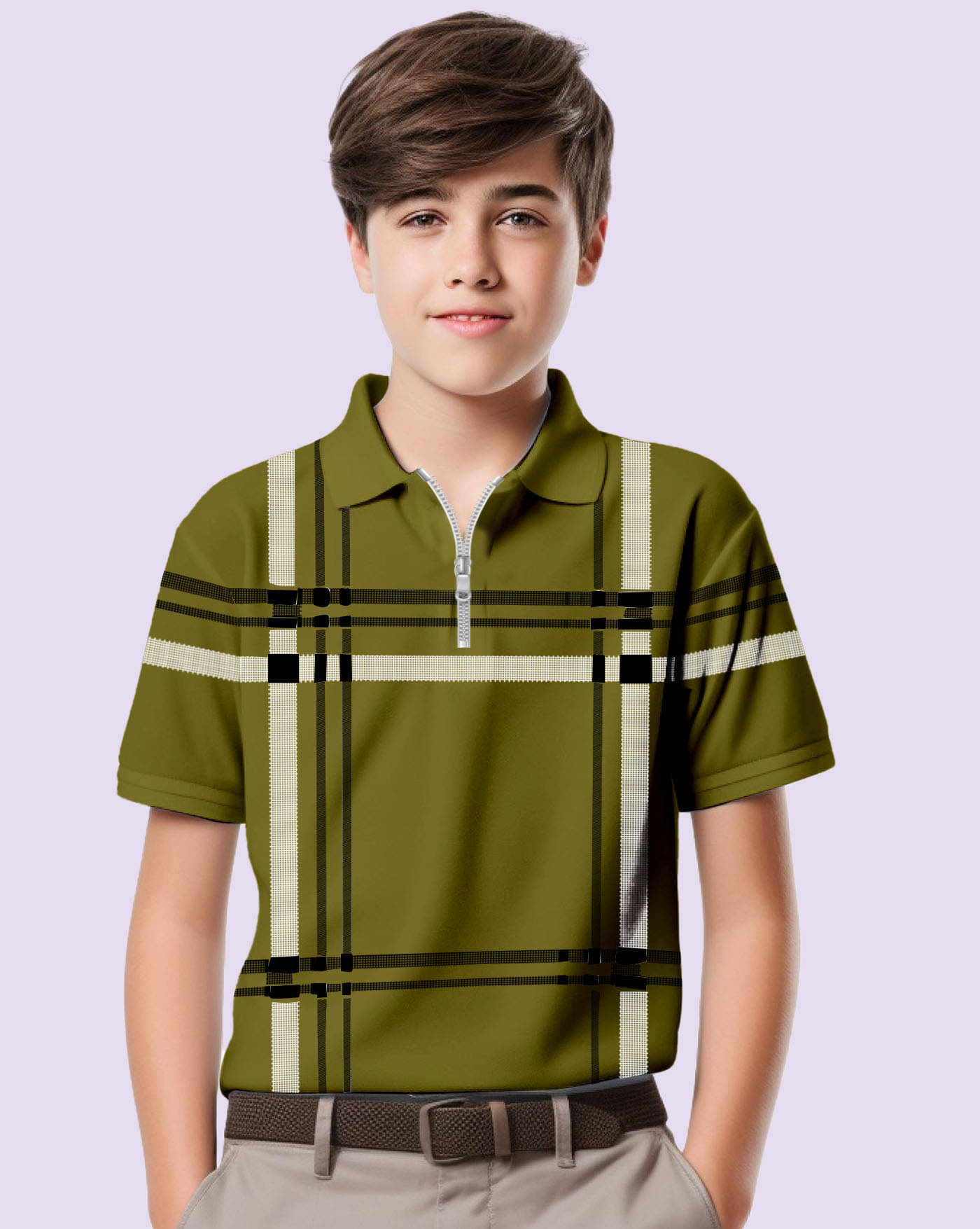     			ENITOR Pack of 1 Boys & Girls Cotton Blend Polo T-Shirt ( Green )