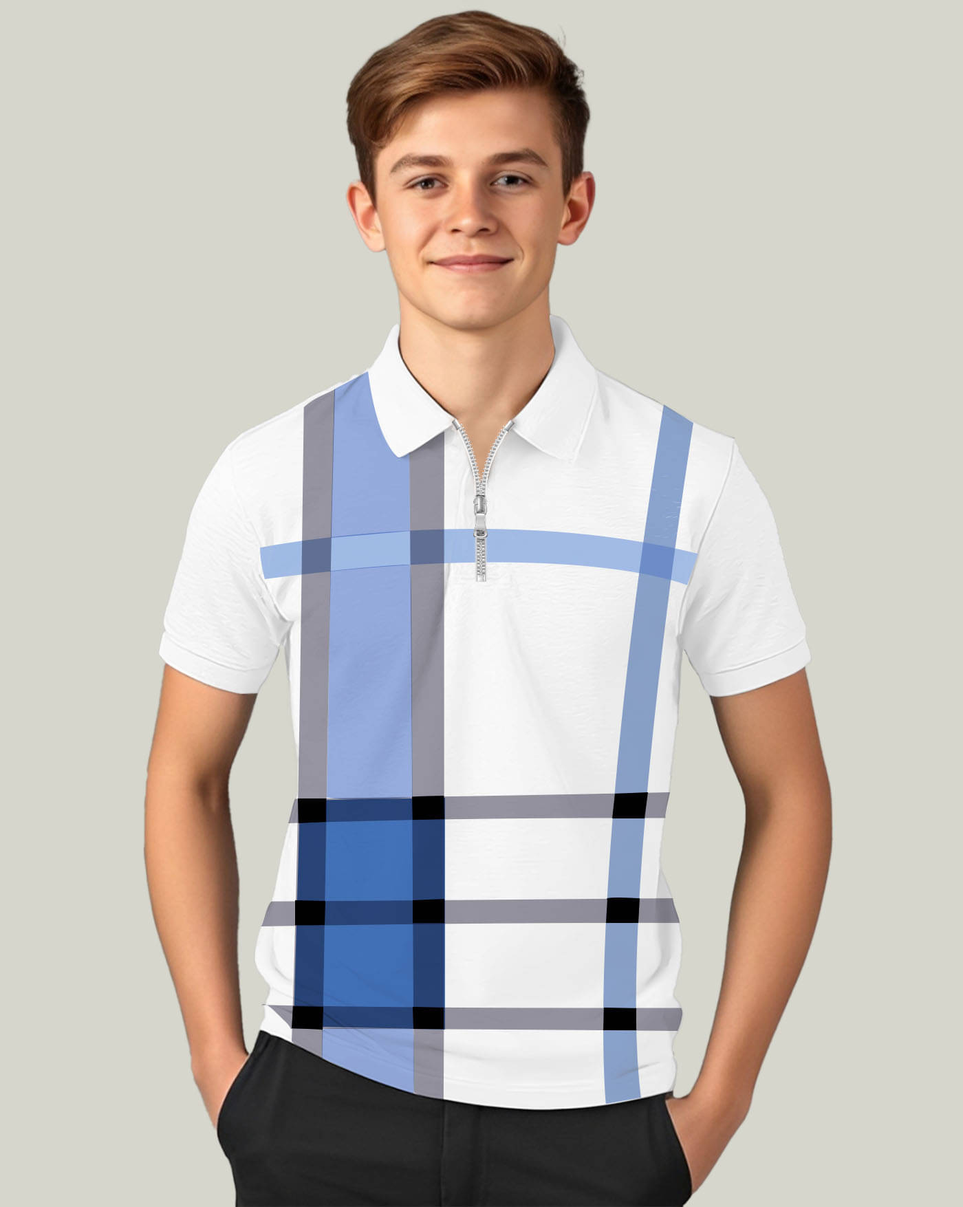     			ENITOR Pack of 1 Boys & Girls Cotton Blend Polo T-Shirt ( Blue )