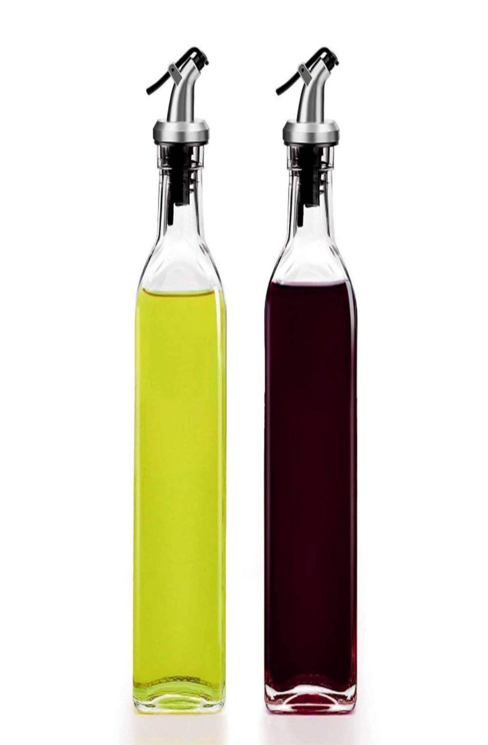 500 ml Glass Oil Dispenser Bottle with Silicon Funnel, Leak-Proof Cork, Oil Bottle (2 pcs Oil Bottle) 500 ml Glass Oil Dispenser Bottle with Silicon Funnel, Leak-Proof Cork, Oil Bottle (2 pcs Oil Bottle)