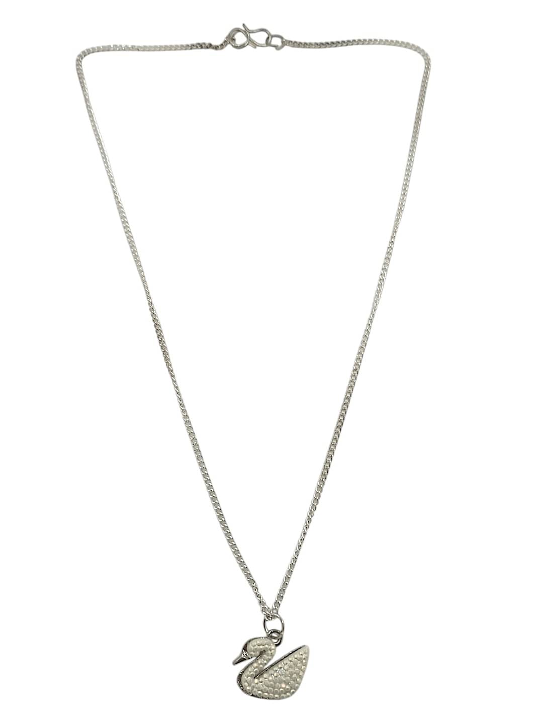     			9blings Silver Pendant set ( Pack of 1 )