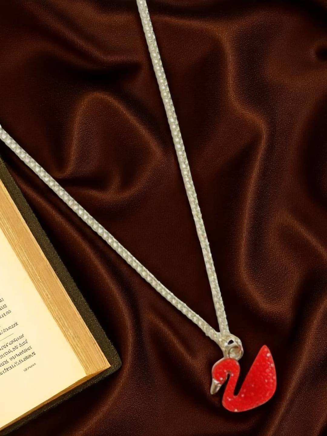     			9blings Silver Pendant set ( Pack of 1 )