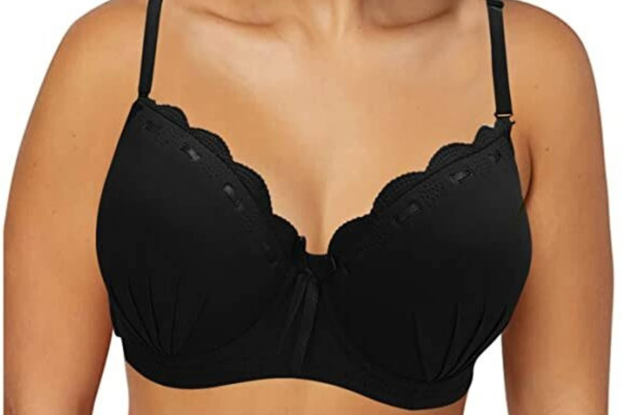 ASJAR Pack of 1 Cotton Heavily Padded Everyday Bra For Women ( Black ) ASJAR Pack of 1 Cotton Heavily Padded Everyday Bra For Women ( Black )