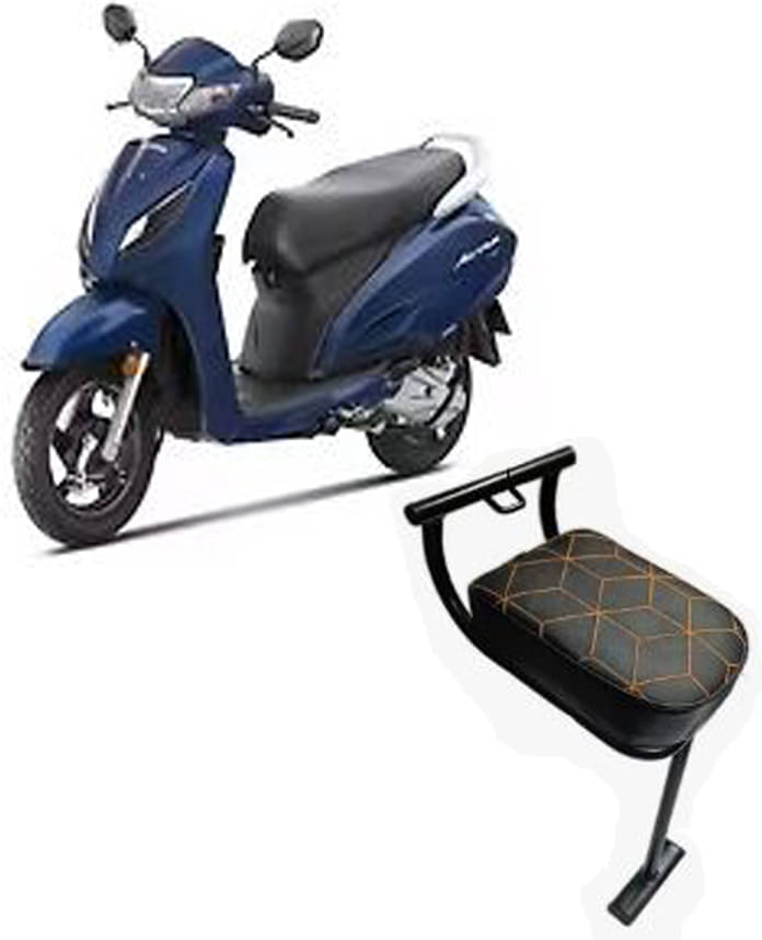Baby Seat Folding Stylish Stitching Designs Child Seat Compatible with Scooty Zest Baby Seat Folding Stylish Stitching Designs Child Seat Compatible with Scooty Zest