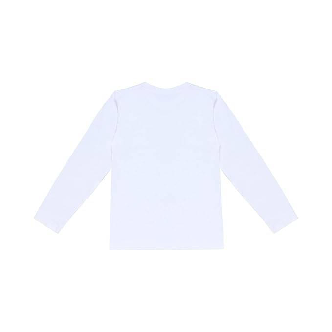     			Diaz Pack of 1 Boys & Girls Cotton T-Shirt ( White )