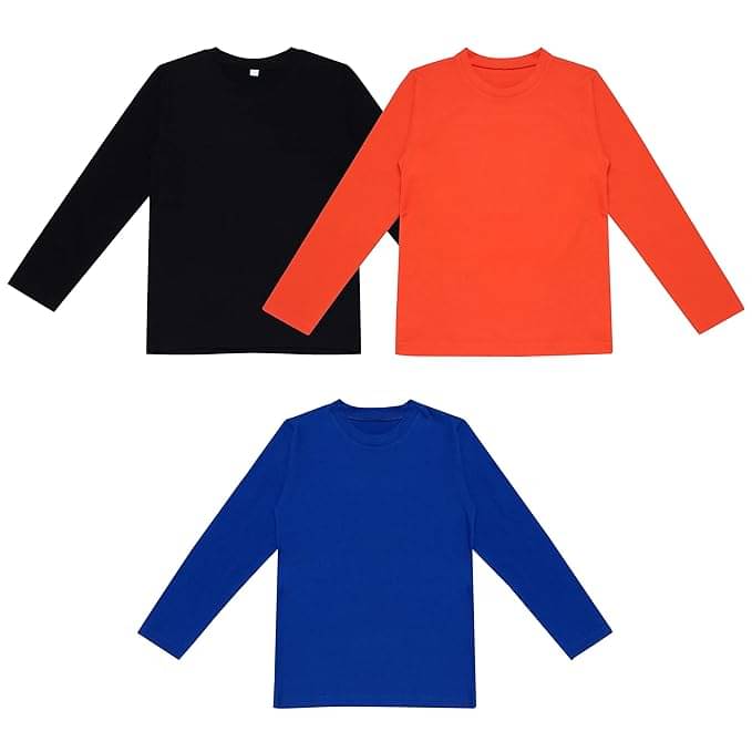     			Diaz Pack of 3 Boys & Girls Cotton T-Shirt ( Multicolor )