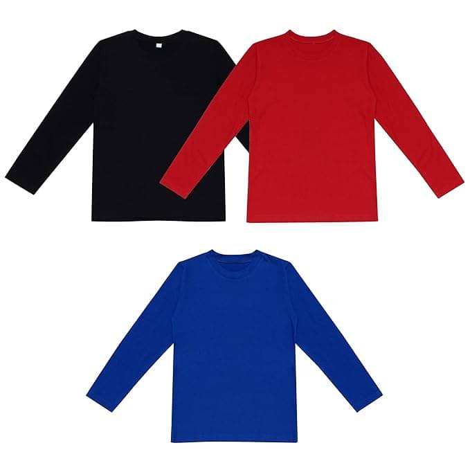     			Diaz Pack of 3 Boys & Girls Cotton T-Shirt ( Multicolor )