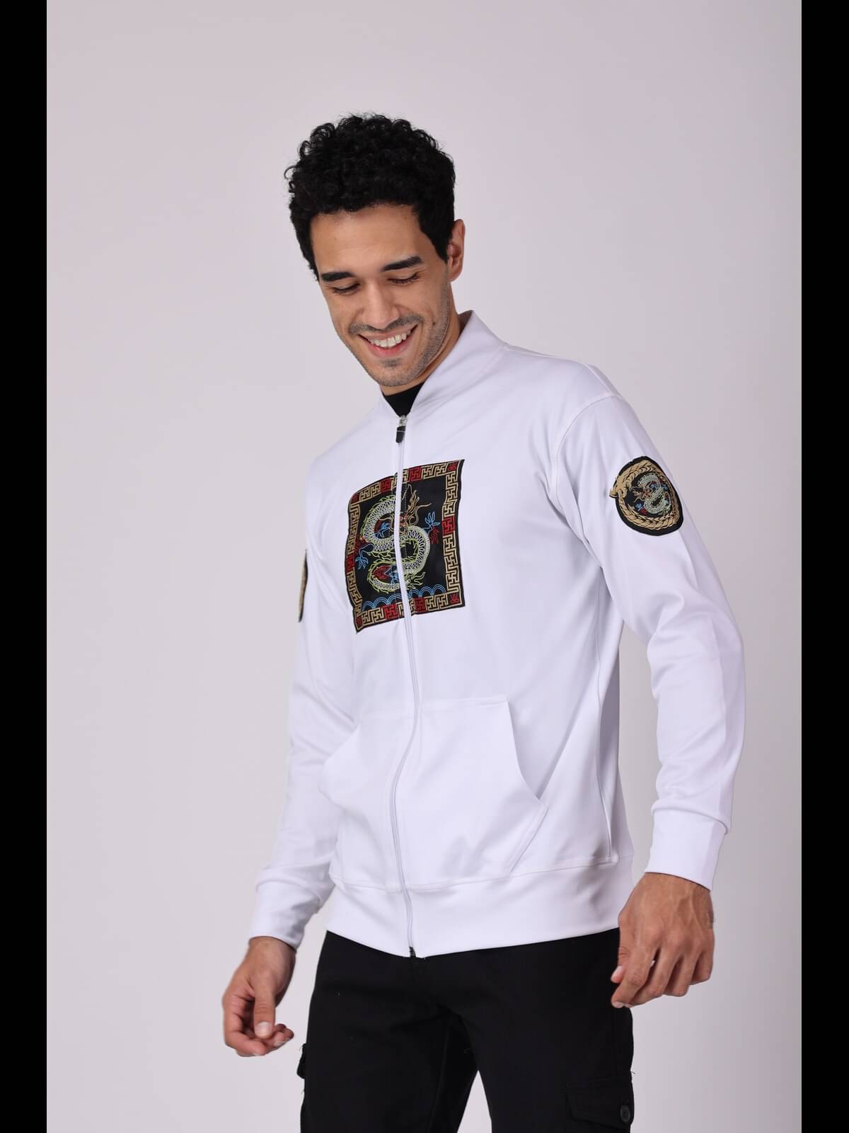     			FLIRTY SOUL Polyester Men's Casual Jacket - White ( Pack of 1 )