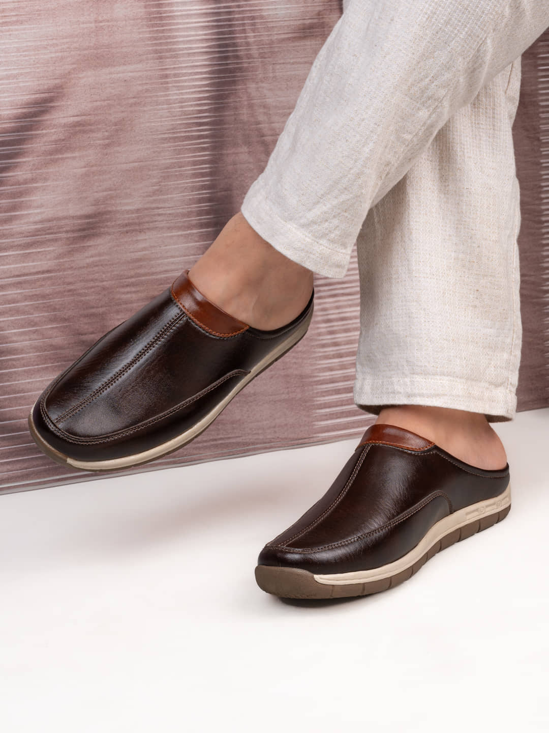 Fentacia Fentacia Men Tan Mules Tan Men's Mules Shoes - Casual Shoes | Buy online on ZillyBuy