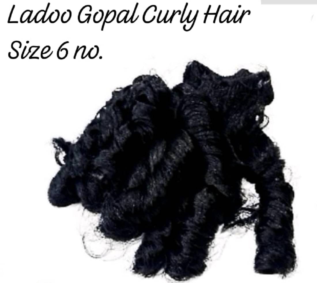     			Foxdean Pooja Mala LADDU GOPAL HAIR SIZE 6 NO ( Pack of 1 )