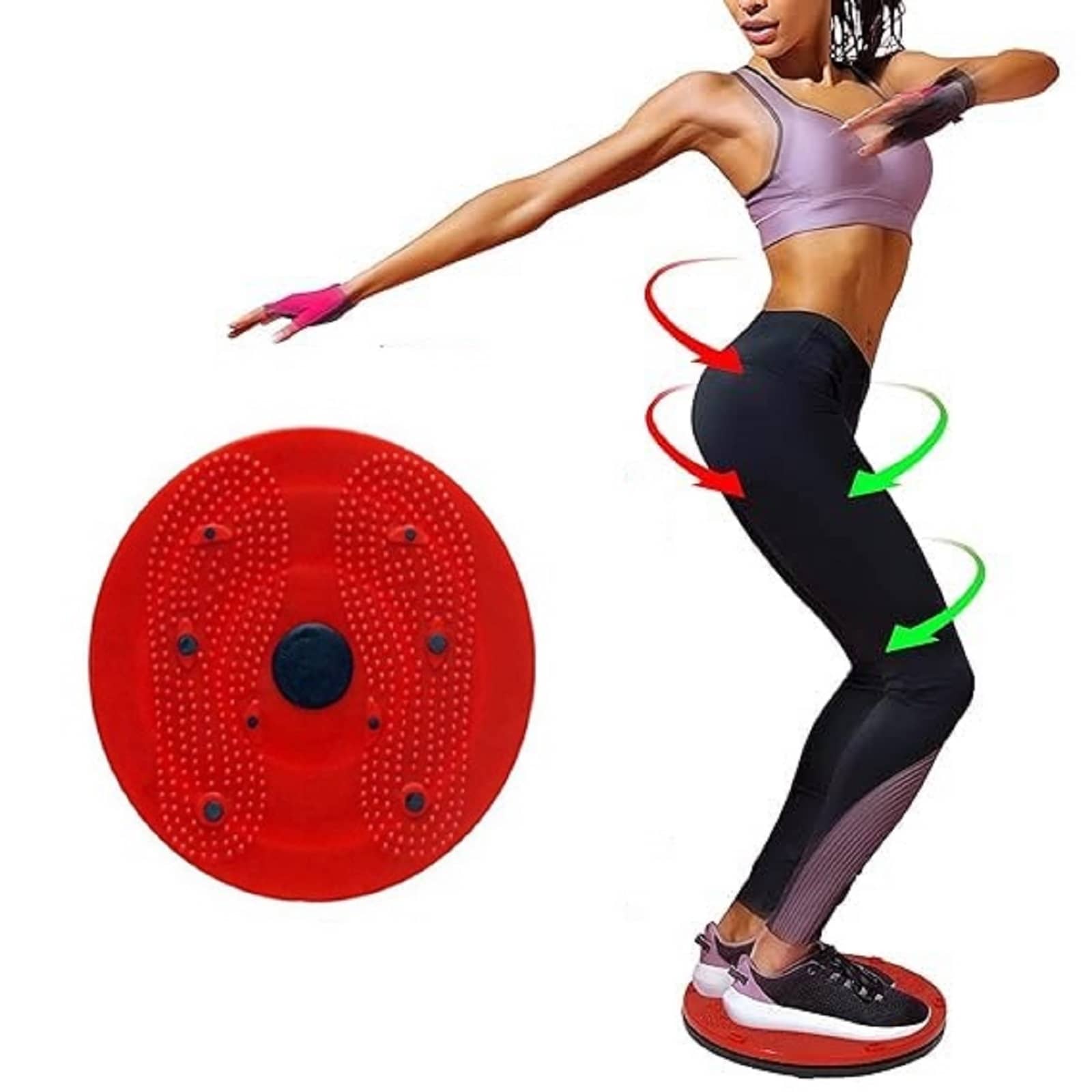 Gjshop Tummy Twister Premium Core Exerciser for Belly Fat Reduction & Waist Toning Ab Exerciser - Sports and Fitness Equipment | Buy online on ZillyBuy