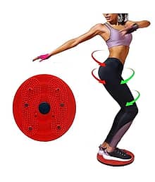 Gjshop Tummy Waist Twister Magnetic Disk Body Shapers Slimming Rotating Machine Ankle Body Aerobic Exercise Reflexology, 2 in 1 Abdominal ABS Exerciser Body for Women & Men