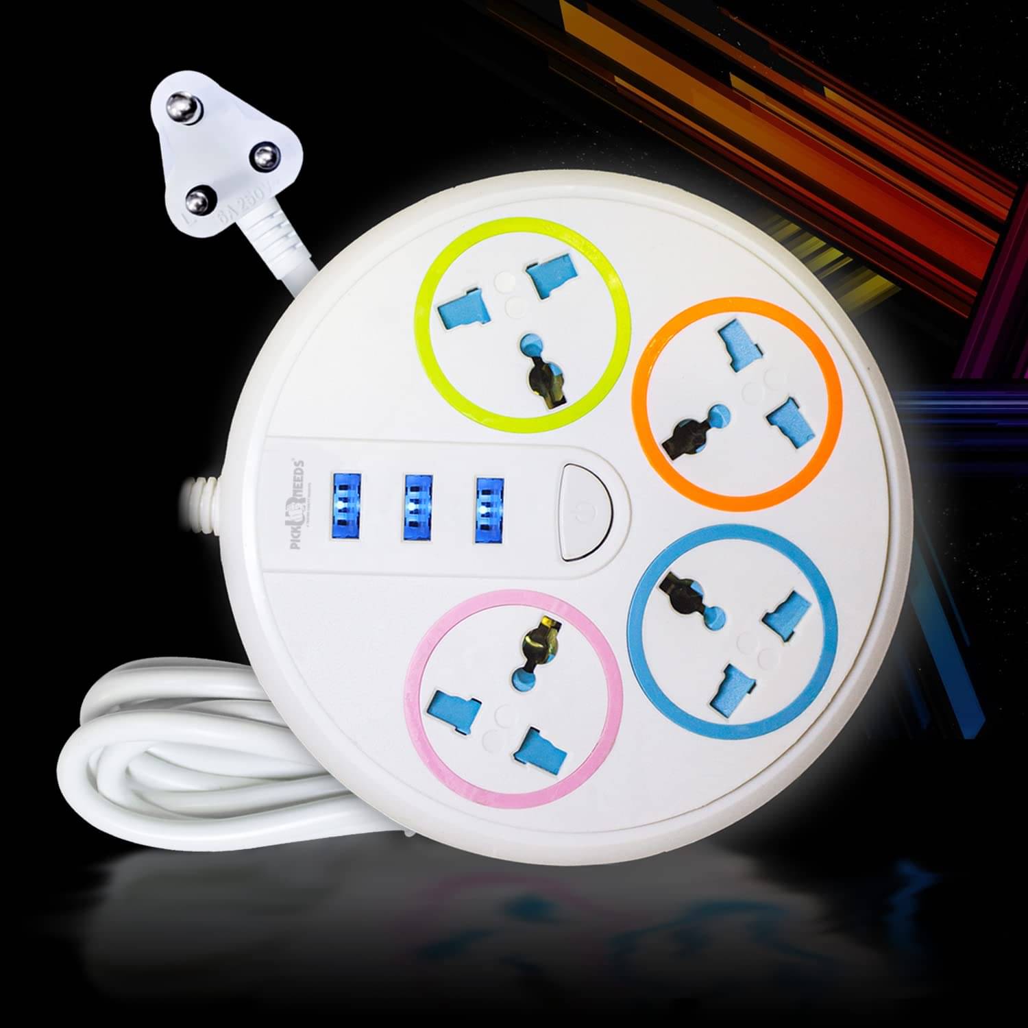    			HUG PUPPY 7 Socket Extension Board