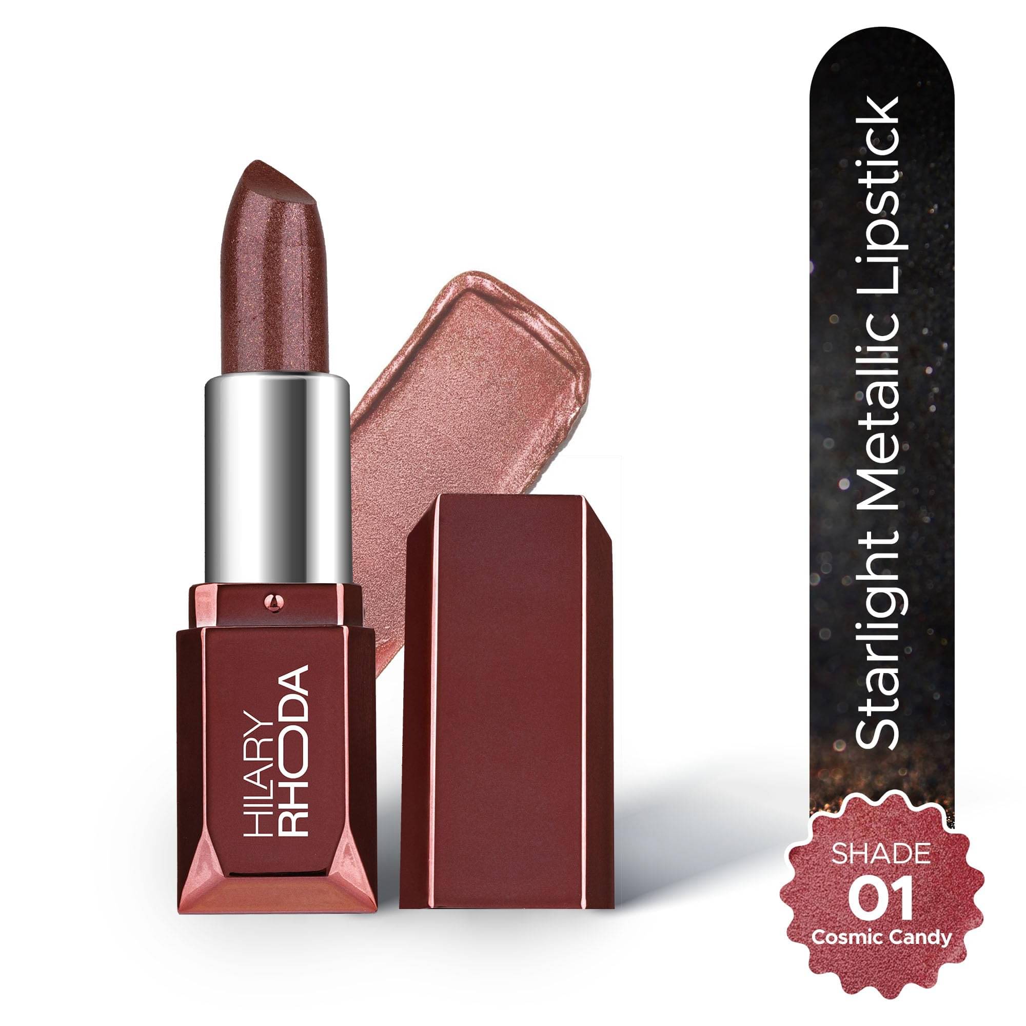     			Hilary Rhoda Nude Metallic Long Lasting Creme Lipstick ( Pack of 1 )