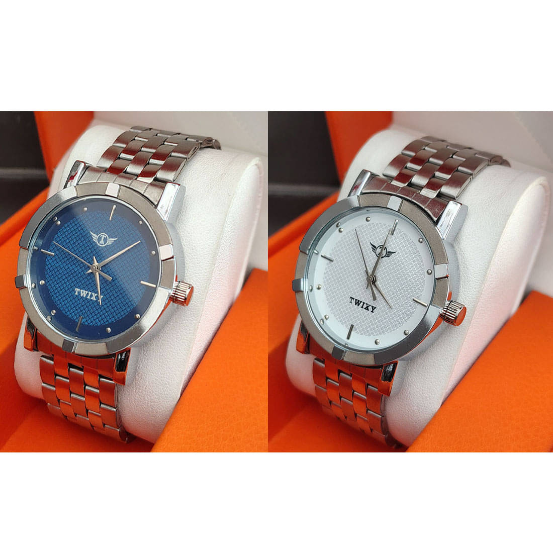    			MARKRIN Silver Stainless Steel Analog Men's Watch