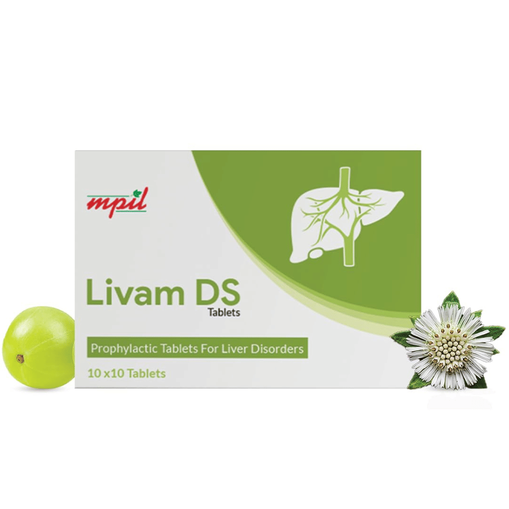 MPIL Wellness Livam ds table for Liver care Tablet 100 gm Pack Of 1 MPIL Wellness Livam ds table for Liver care Tablet 100 gm Pack Of 1