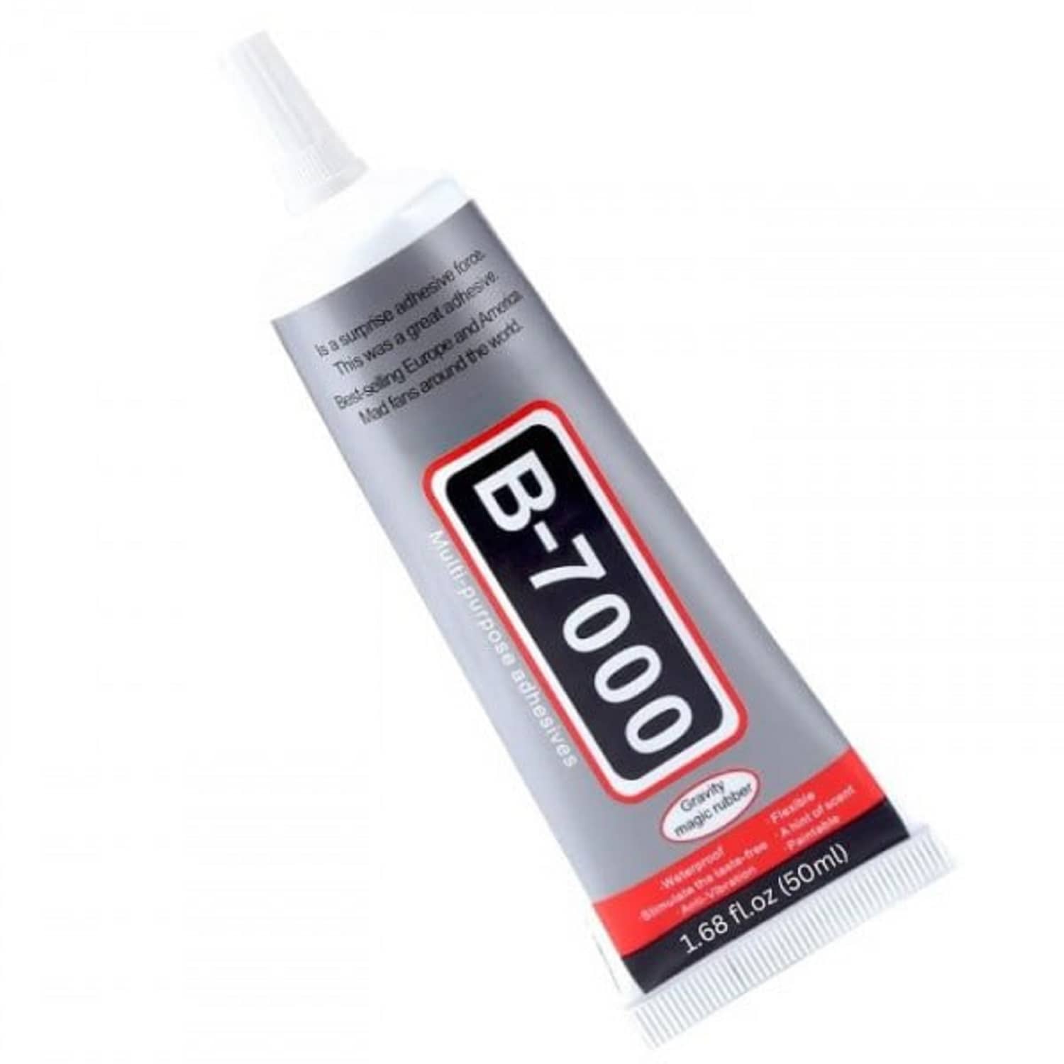 MultiFct B7000 Multipurpose Adhesive Glue Â– Strong Bonding for Mobile Phones, Jewelry, Craft Projects, Fabrics, Shoes, Glass, Metal & More | Multi-Surface Transparent Glue (Pack Of - 1, 50 ML)