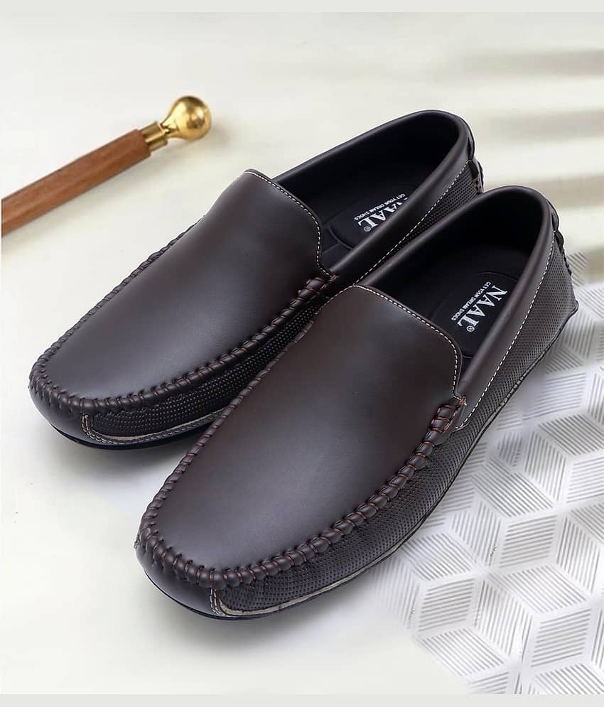 NAAL Brown Men's Driving - Formal Shoes | Buy online on ZillyBuy