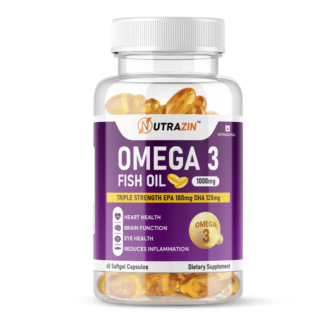 NUTRAZIN - Omega-3 Fatty Acids Capsule ( Pack of 1 ) NUTRAZIN - Omega-3 Fatty Acids Capsule ( Pack of 1 )